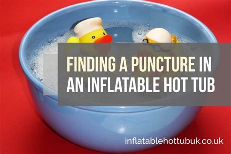 How to find an air leak in an inflatable hot tub